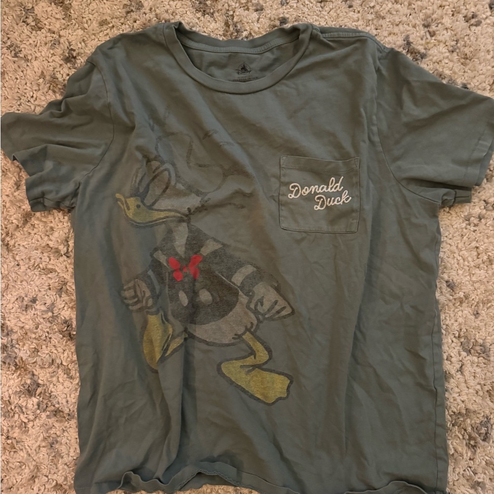 Disney Donald Duck Graphic Tee - Olive